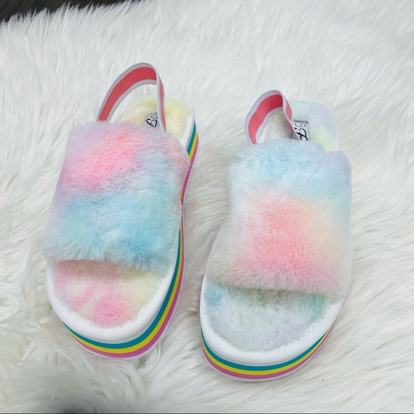 Multi striped platform sandal - Picture 5 of 9